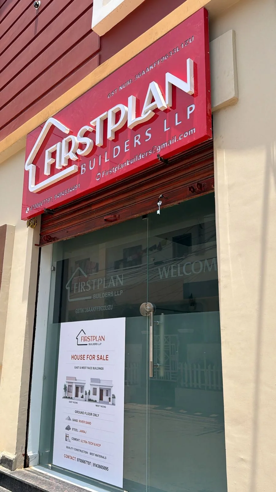 FirstPlan Builders LLP office entrance